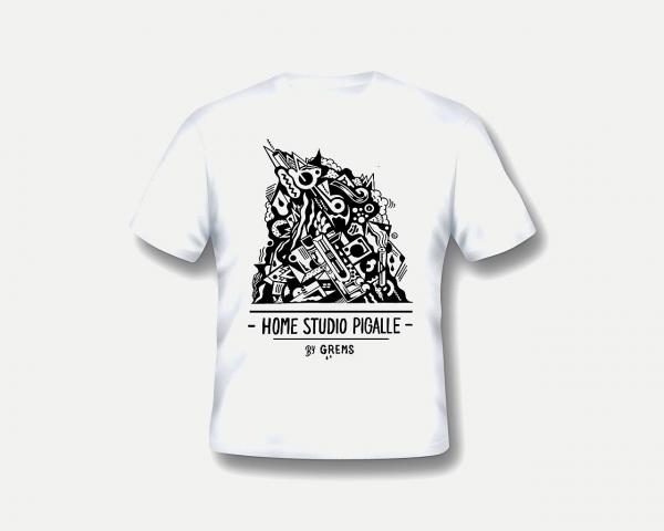 T-shirt Home studio                    T SHIRT BY GREMS T.L