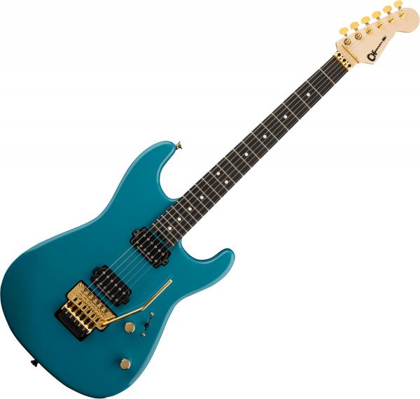 Guitare électrique solid body Charvel Pro-Mod San Dimas Style 1 HH FR E - Miami blue