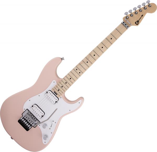 Guitare électrique solid body Charvel Pro-Mod So-Cal Style 1 HH FR M - Satin shell pink