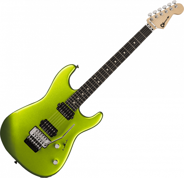 Guitare électrique solid body Charvel San Dimas Pro Mod Series - Lime green metallic