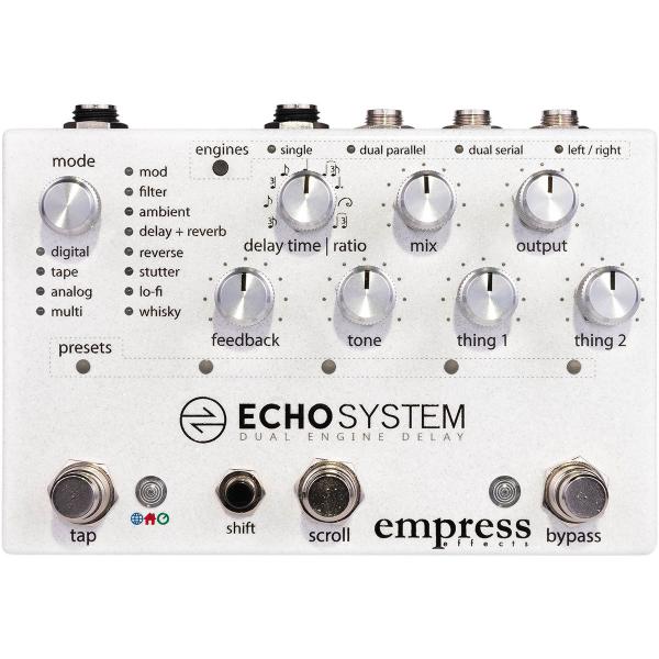 Pédale reverb / delay / echo Empress Echosystem Dual Delay