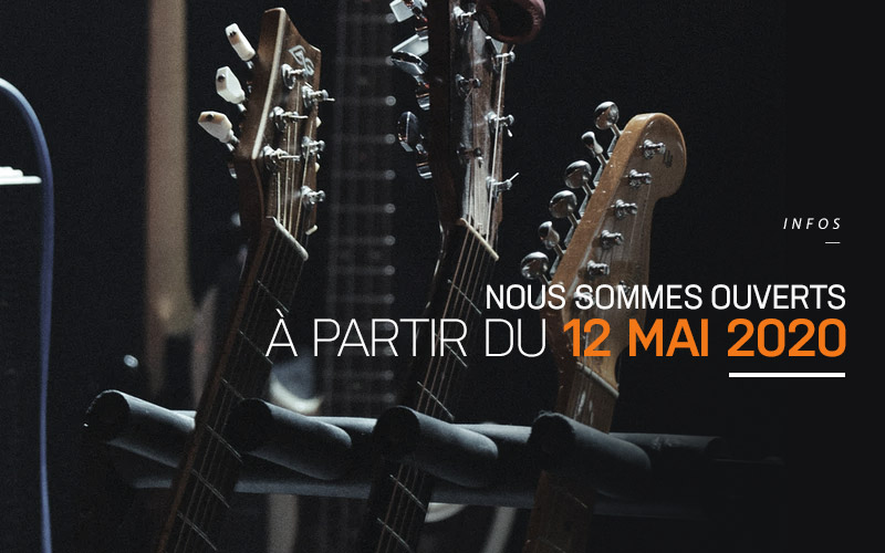 Ouvertures des Magasins de musique partenaires Paris Pigalle suite covid19